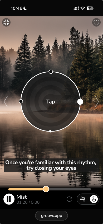 GROOVS breathing mode