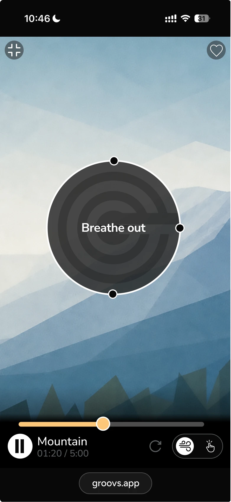 GROOVS tapping mode