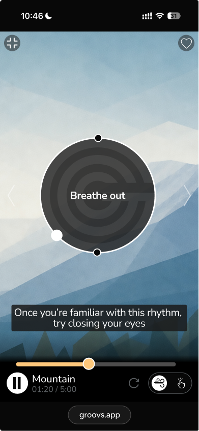 GROOVS tapping mode